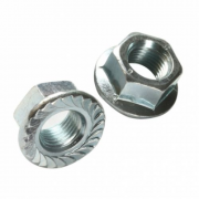 M6 Serrated Flange Nut BZP